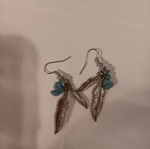 Feather earrings